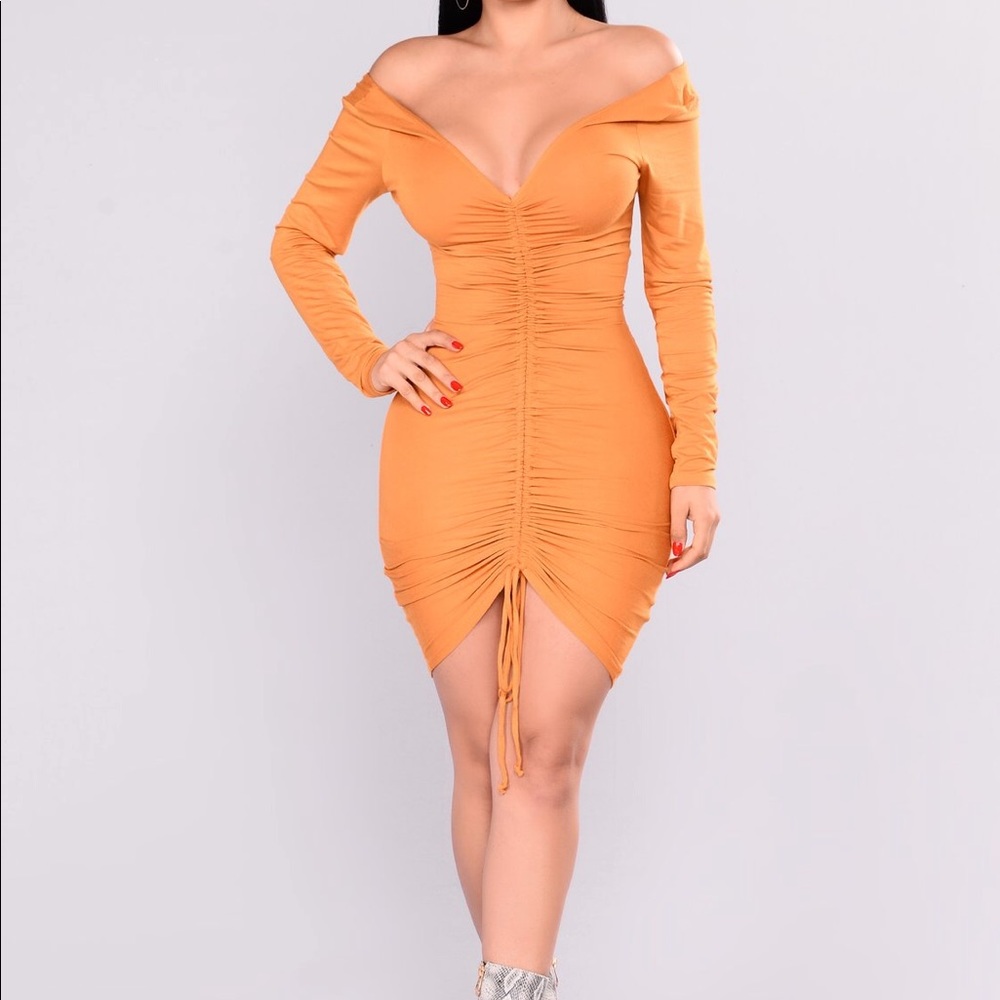 Hong Kong Mustard Dress